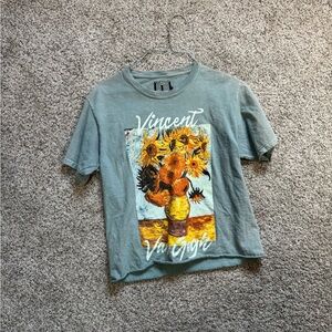 Vincent Van Gogh Graphic Tee - Gray